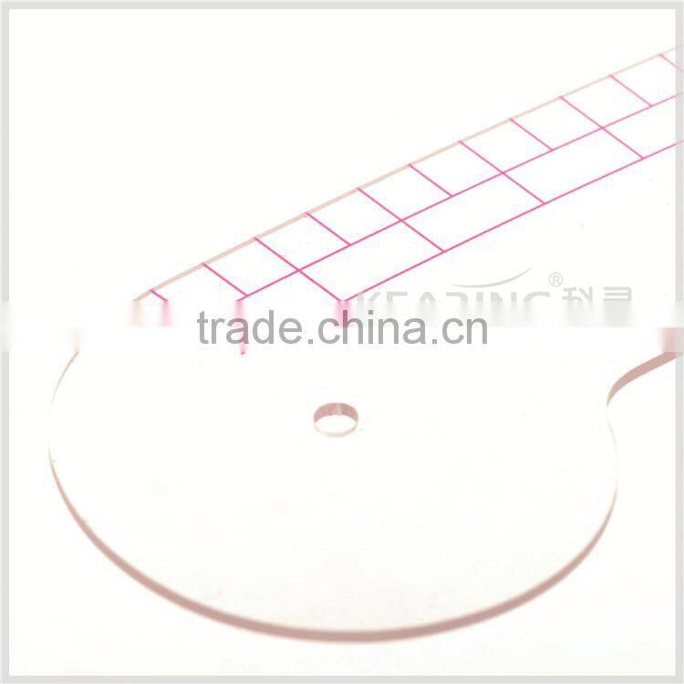 Kearing 35cm plastic garment curve ruler ( sandwich line ) for fashion design # 6035