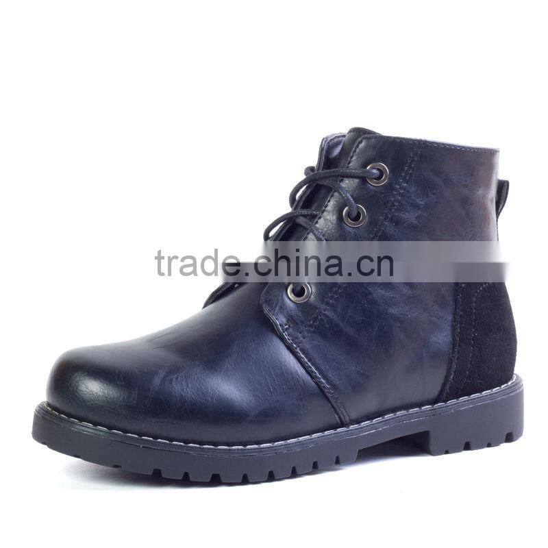 china brand high top children leather casual shoes sample for boys girls, high quality kids casual leather shoes top upper