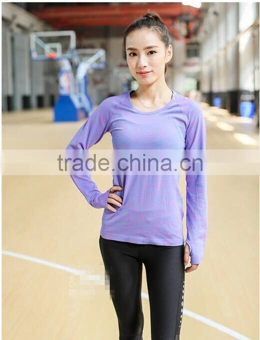 wholesale sexy running cheap purple t-shirts foe women