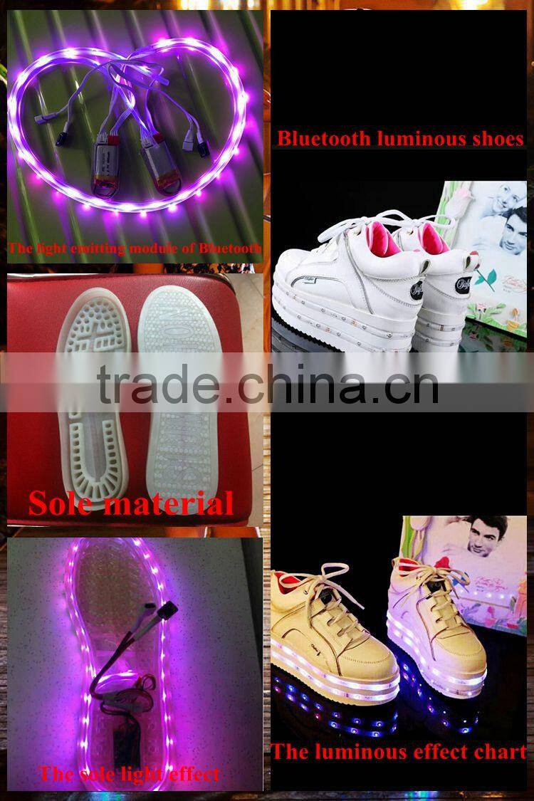 HFR-ZS-1 2015 bluetooth twin lamp USB retail led light up shoes