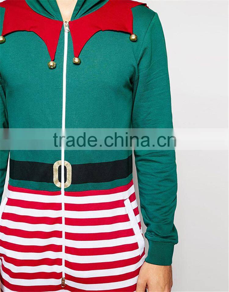 PA0009A Loungewear Christmas Elf Onesie With Bells