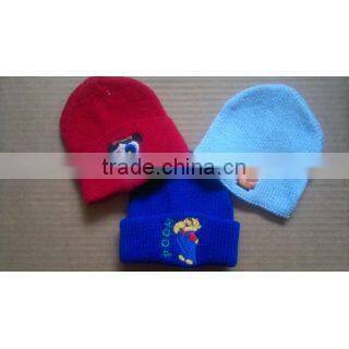 100% Acrylic Knitted Baby Hat