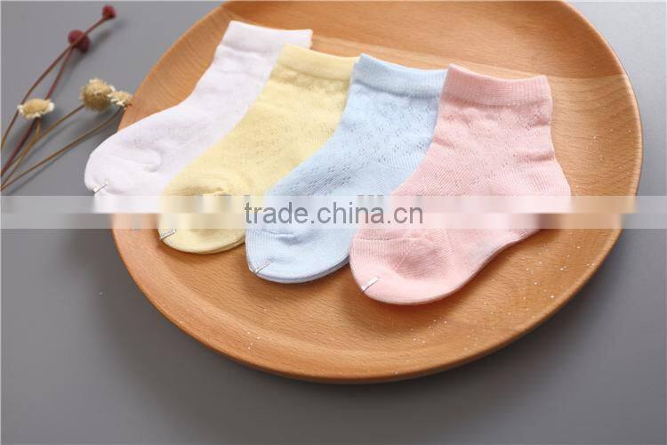Summer thin section baby socks cotton 0-24 months newborn baby wear