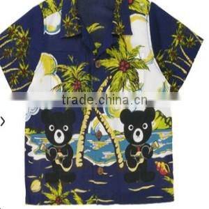 High Quality Digital Hawaii Printing Men Shirt Made in China