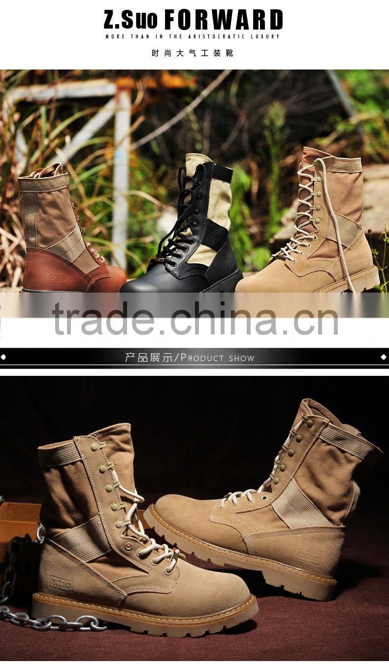 Delta leather safety tactical desert men fashion military boots