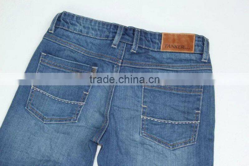 OEM/Wholesale HIGH-END100% cotton jeans kids fashion jeans