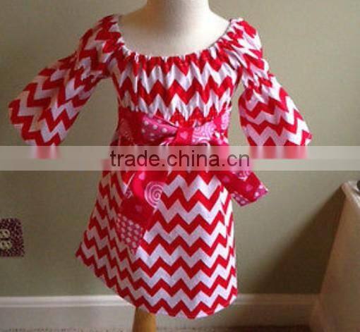 China Supplier baby girl remake Easter dress kids birthday party dresses infant girl chevron remake frock design