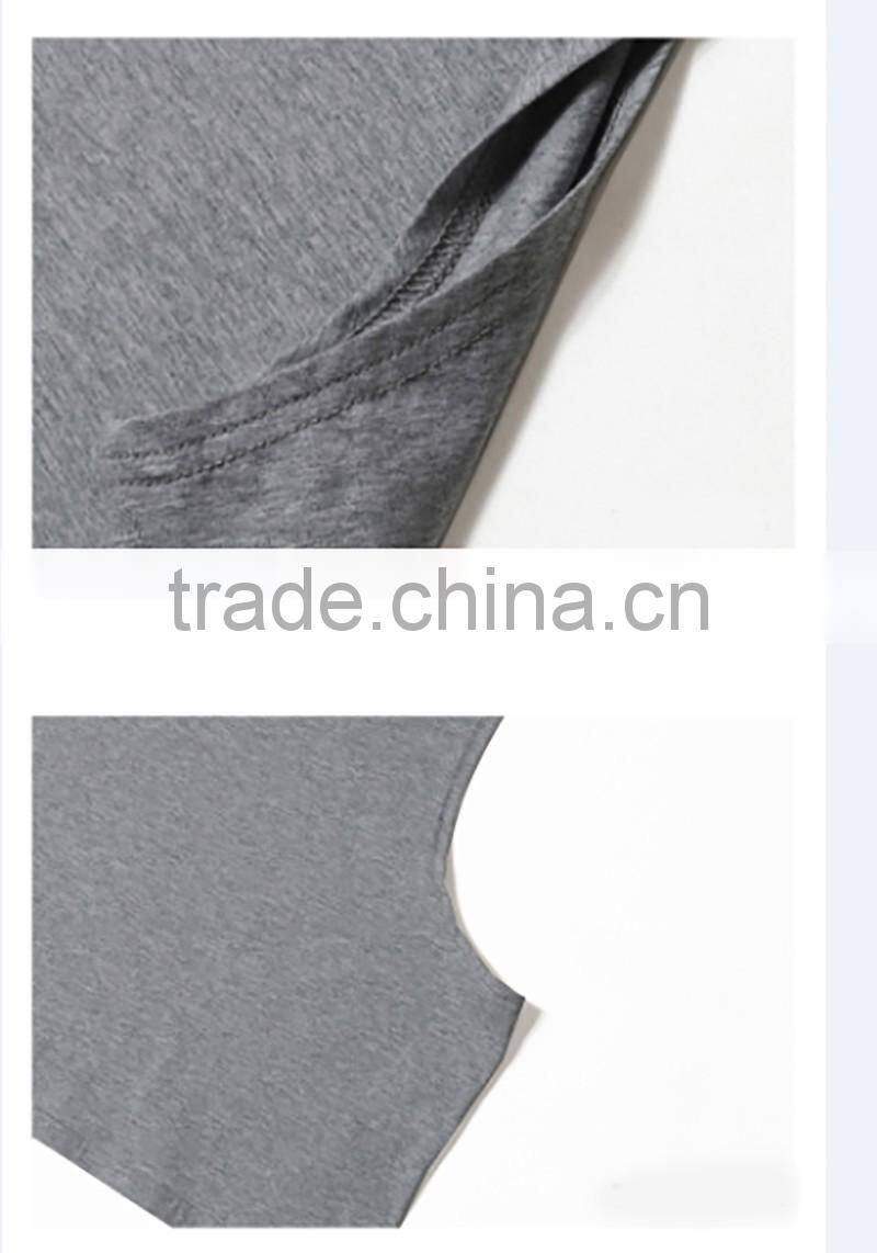 Customized blank gym cotton singlets for men T13355