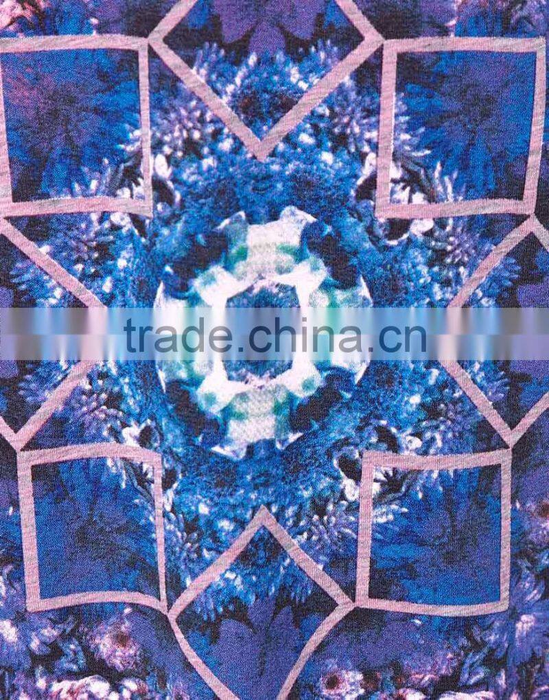 burnout effect printed vests