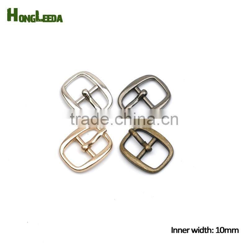 10mm small alloy metal shoe buckle watch buckle pin belt sandal buckle bags wallet buckle nickle,black,gold,bronze BK-007