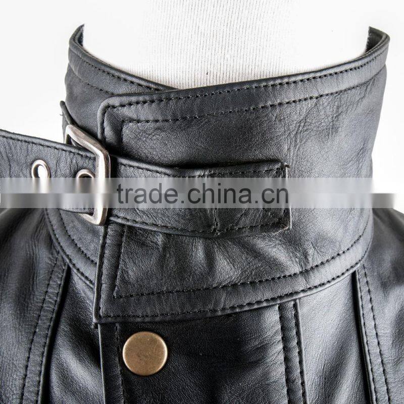 2016 Hot selling leather jacket for men