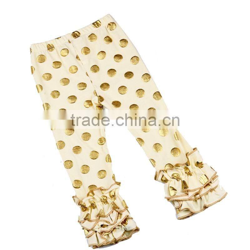 China garment polka dot baby pants toddler leggings children pants