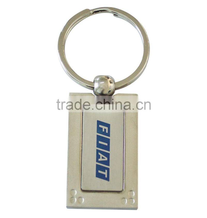 2016 Promotion Custom Metal Keychain with laser engraving logo