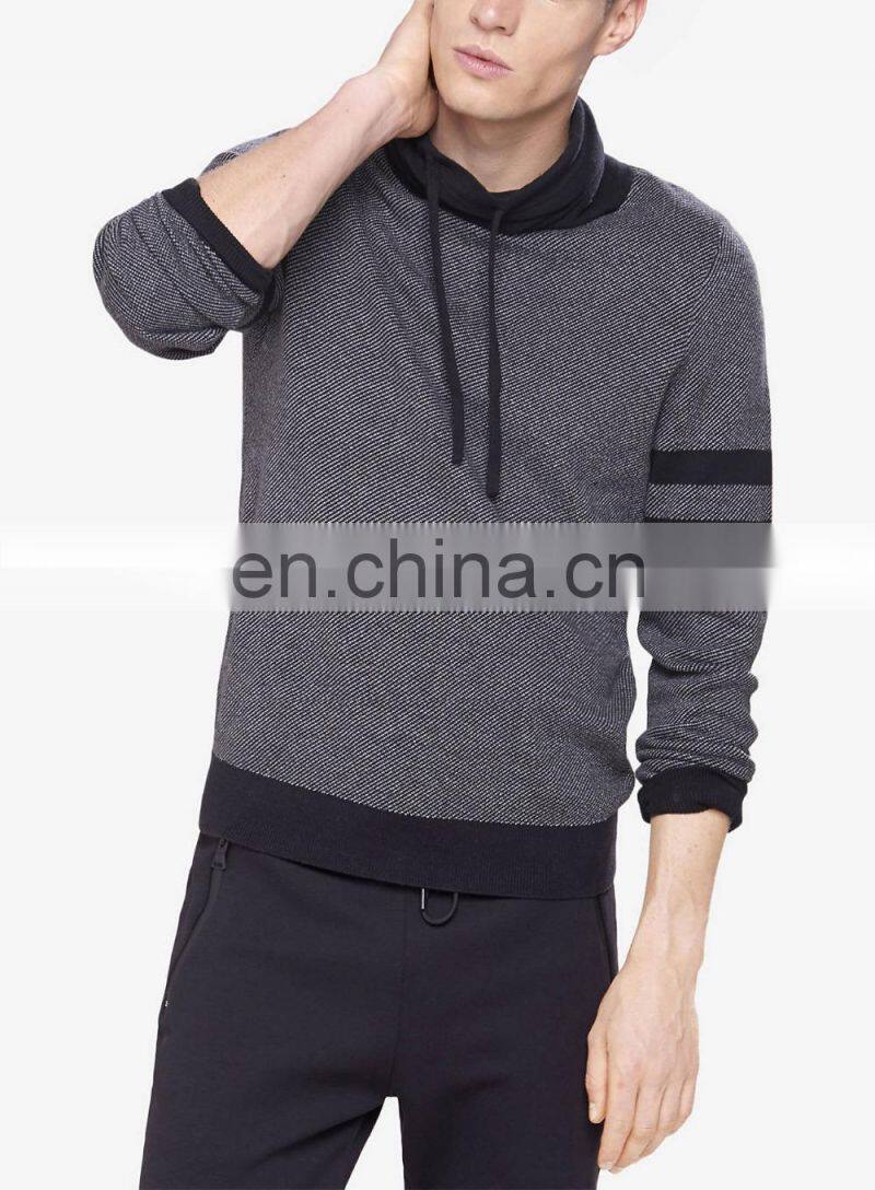 Men thin hoodies / sweatshirt funnel neck oem hoodie