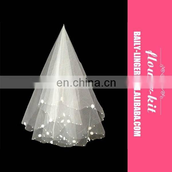 High Quality 1 Layer Tulle 1.5M Bridal Wedding Veils