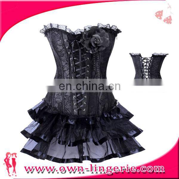 women sexy animal costumes black sexy Corset tutu dress