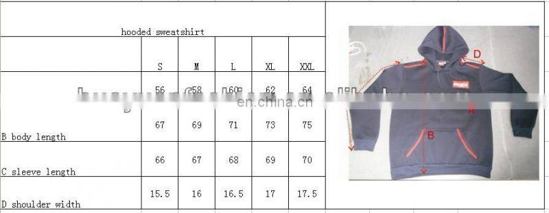 Men's 80/20 CVC fleece jacket hoodie(6 Years Alibaba Experience)