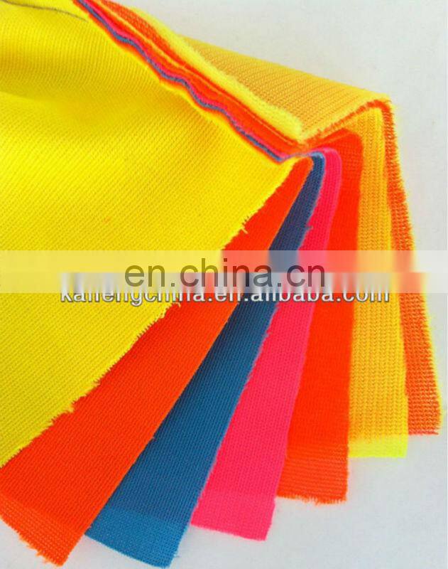 Orange reflective running vest with fabric KF-042