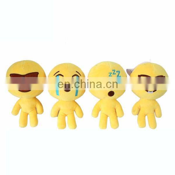 Pretty Kid Doll Hot Selling Emoji Stuffed Toy China Wholesale Custom Emoji PP Cotton Filling Pillow