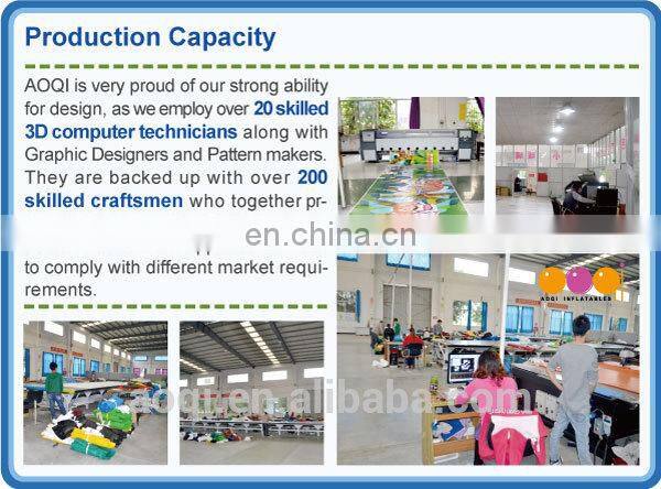 AOQI competitive price Arctic Ocean inflatable Polar Bear Pattern water slide for kids and adults