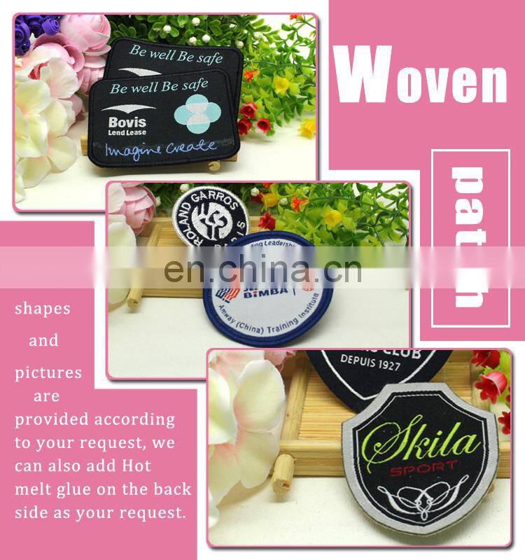 Custom national wind woven label ribbon