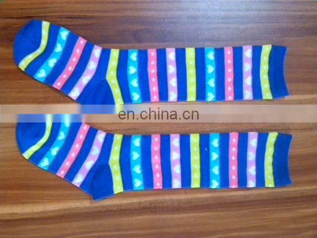 school jacquard white socks