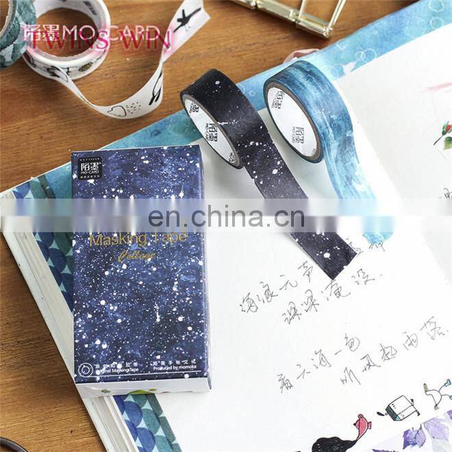 Super quality 2018 Europe and America market hot selling 7m self-adhesive colorful masking paper