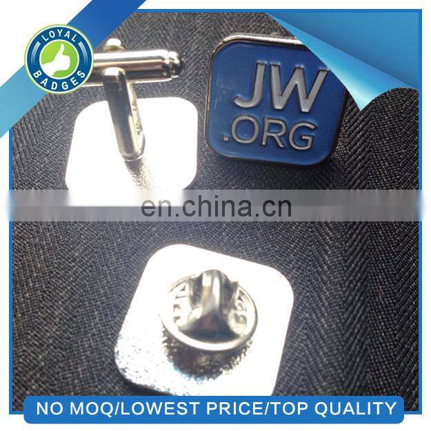 custom logo tie clips and cuff links