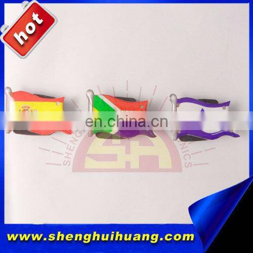 hot selling hot selling flag led flashing pins for all countries all over the world