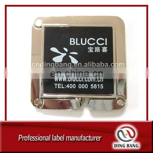 OEM Wholesale Stock Items Various Design Client's Printed /Casted Logo Accepted Fashional Souvenir Custom Bag Hanger