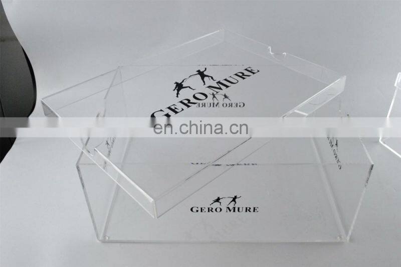 clear acrylic stackable shoe boxes,transparent shoe box