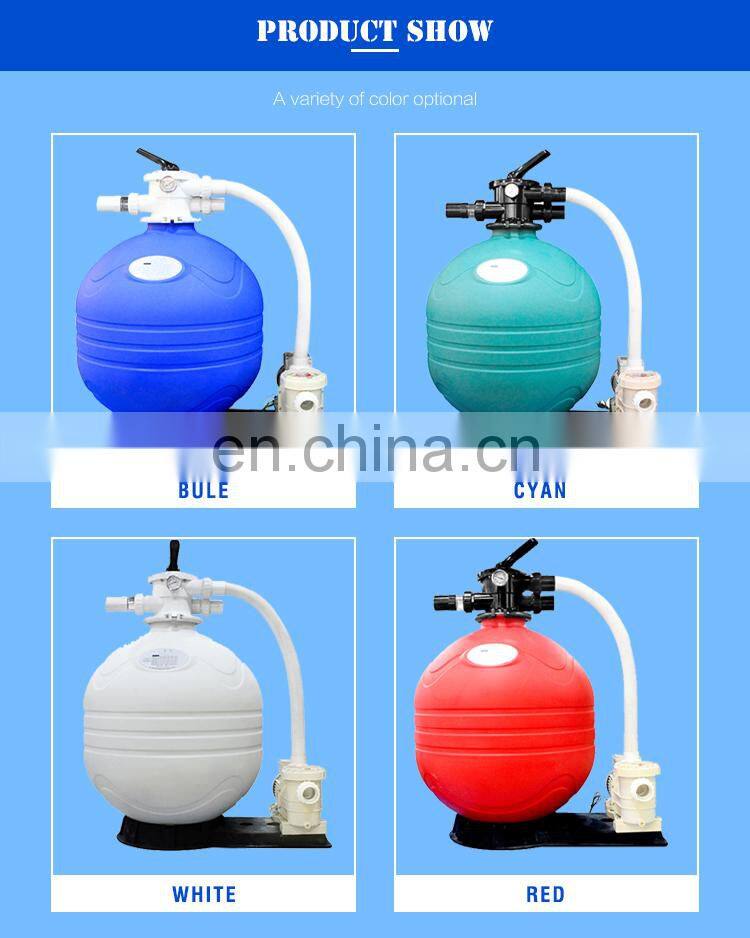 650mm Activated Carbon Filter With Pump Water Filter Swimming Pool Plastic Filter