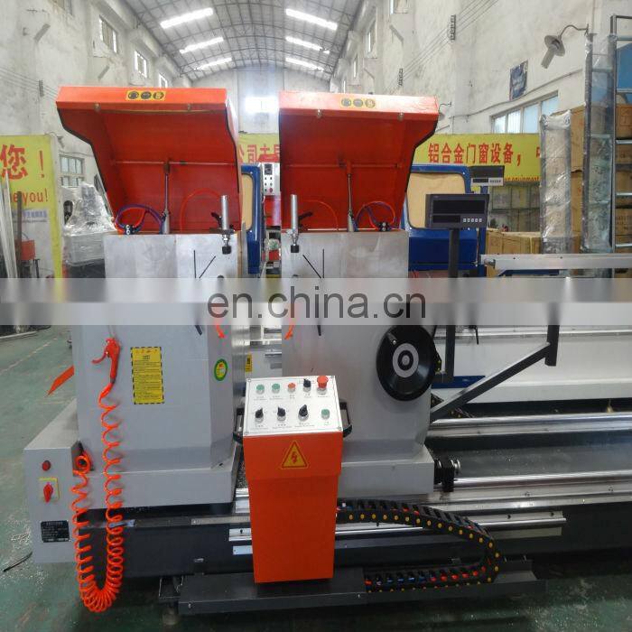 Aluminum doors and windows double angle cutting machine/aluminium machine
