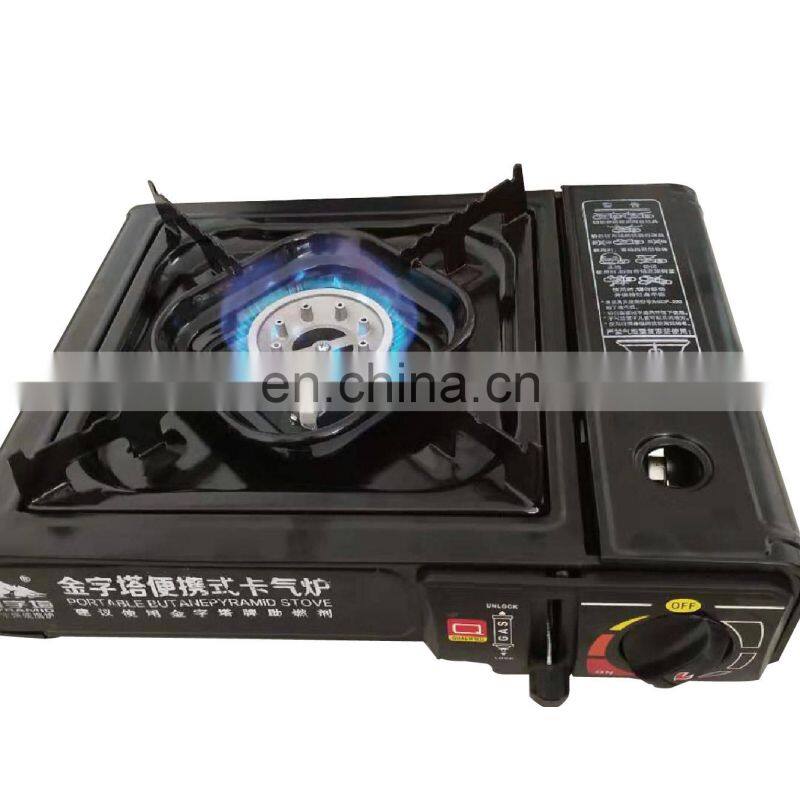 China single butane gas stove and burner portable gas stove single
