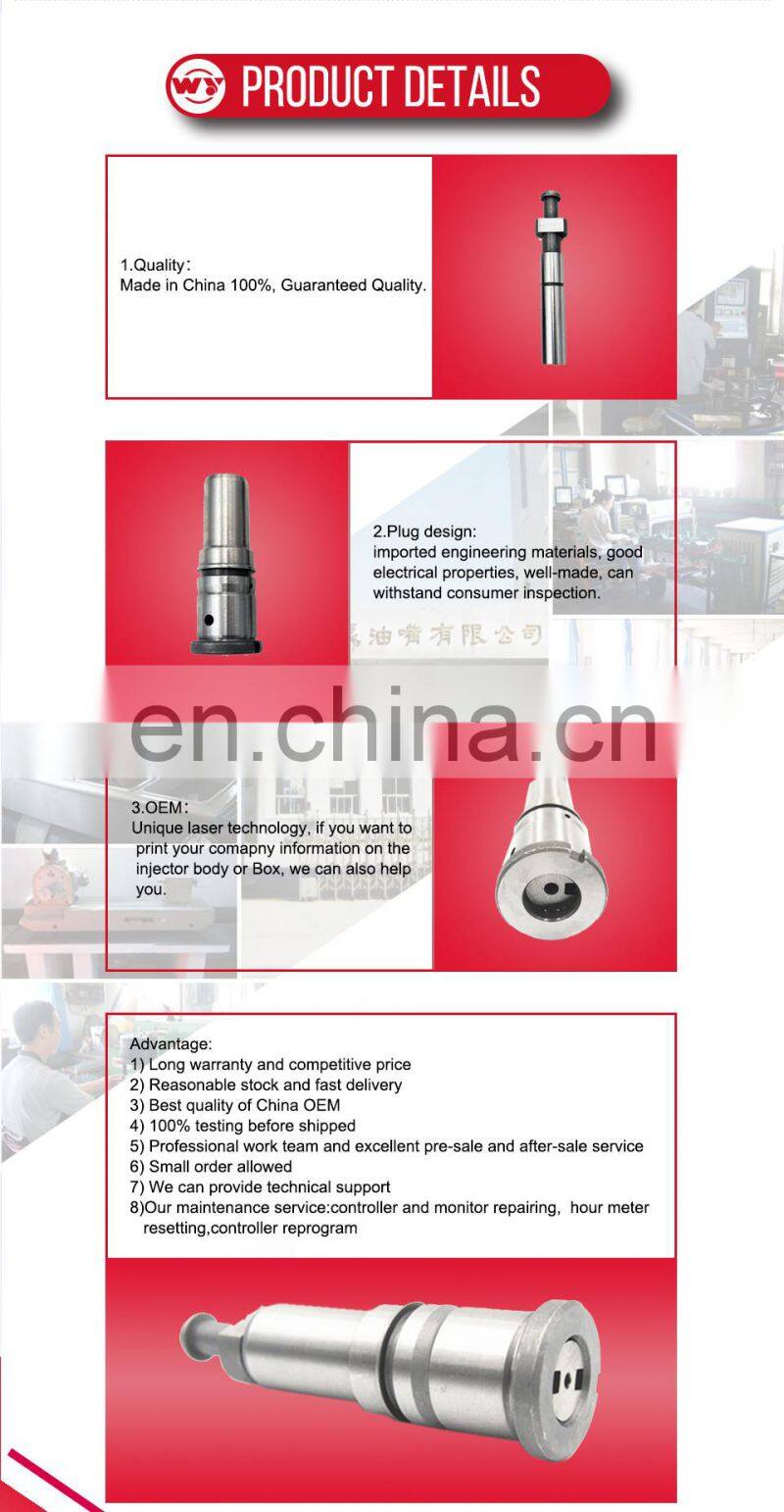 WEIYUAN Diesel Plunger P Type P49 134101-6420 Fuel Injection Pump Plunger for Diesel engine