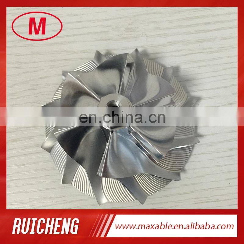 GT3788LVA 753610-0004 60.98/88.25mm 6+6 blades high performance turbo milling/aluminum 2618/billet compressor wheel Chevy 6.6L