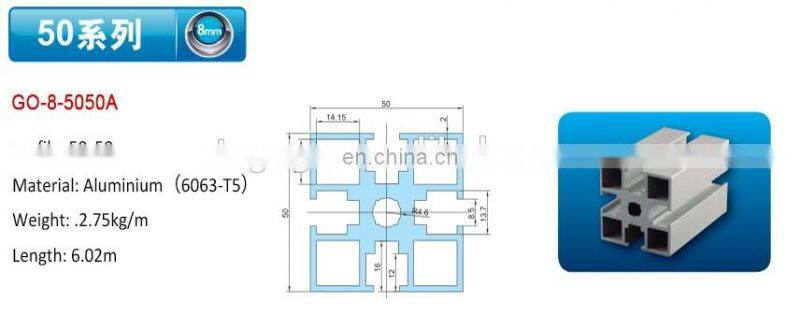 awning 50x50 aluminium profiles canopy
