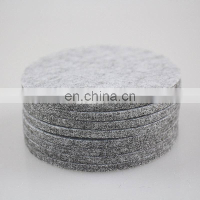 Home Decor Felt Table Mat with Holder felt Coaster Placemat Table Mat Pad Set for Drinks