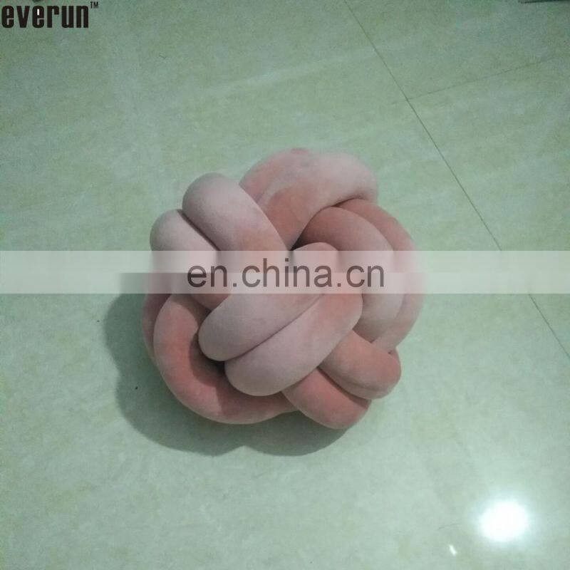 100%polyester tube hollowfiber filled machine washable super giant chunky knot cushion stress ball pillow blanket