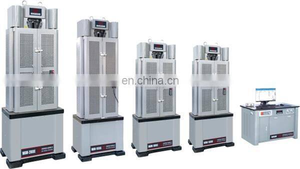 China Ali Supply servo hydraulic tensile compression testing equipment