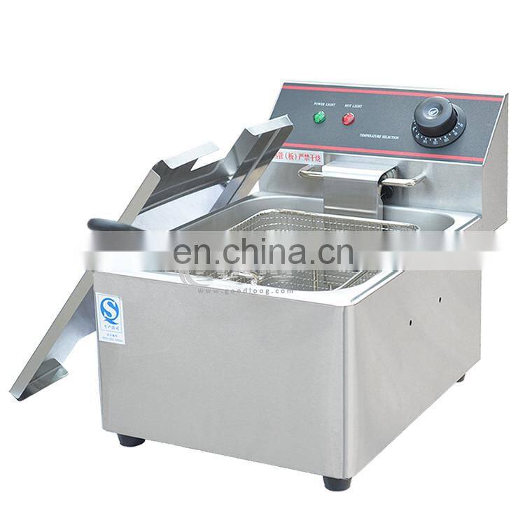 CE Approved New Type Industrial Stainless Steel Single Tank Commercial Electric Deep Fryer