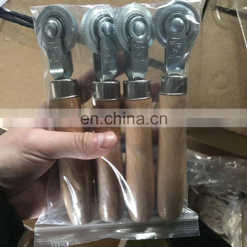Car Truck Tire Repair Tube Patch Stitch Wheel Roller Puncture Tool Wood Handle