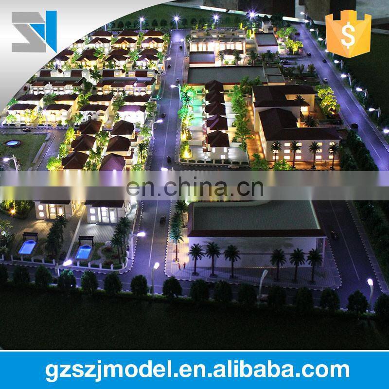 Villa house plan house model for real estate, Master model with modern house design