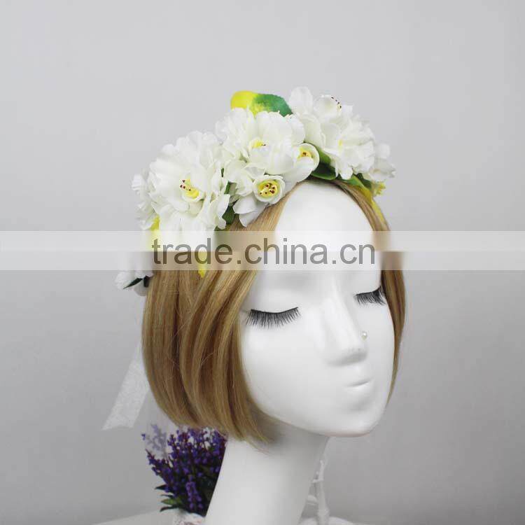2015 Unique Style Garland Head Flower For Wedding/Party