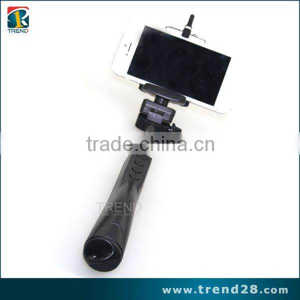 extandable hand held monopod connect with phone holder