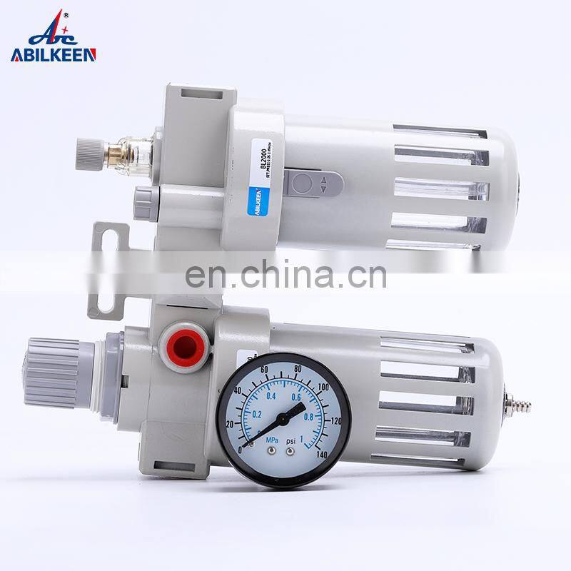 BFC4000 Pneumatic Air Source Treatment Unit Pressure Regulator Air Filter Regulator With Different Pressure Drain