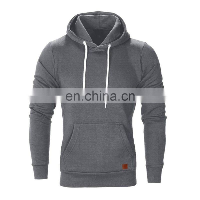 Customized sports hoodie brand men's drawstring long sleeve solid color men's jacket jacket sweatshirt