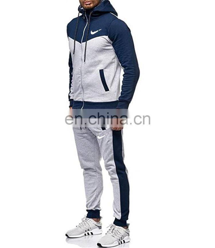 2021 foreign trade autumn and winter outdoor sports suit large size men's casual loose two-piece men's jogging suit