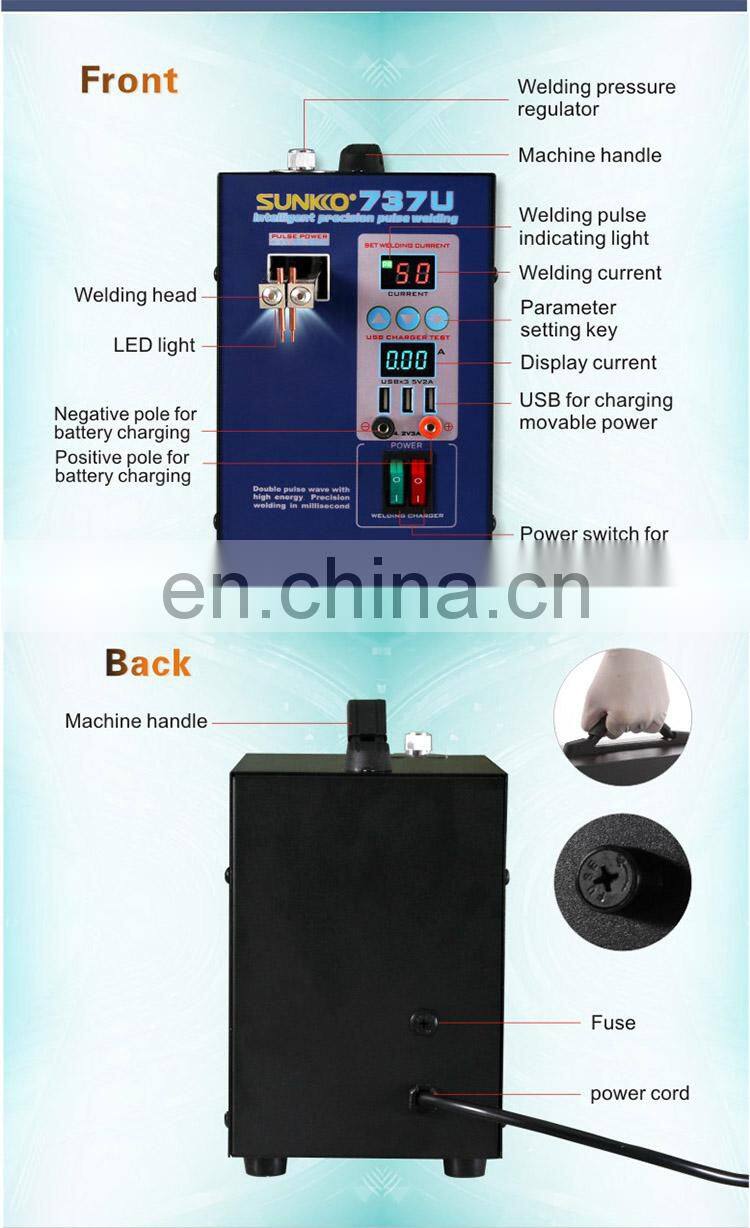 220V/110V 2800W Digital Display Spot Welder 18650 Battery Spot Welder