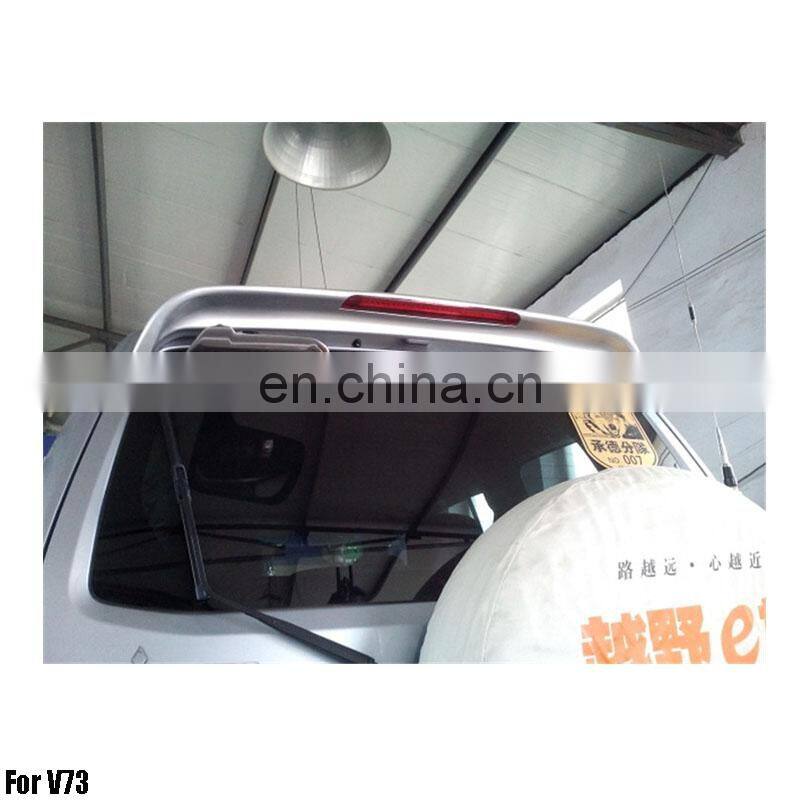 ABS Primer Painted Back Roof Spoiler For V73 Rear spoiler with light